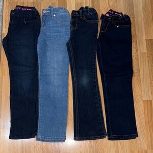 Kids Denim Jeans Set - Black and Blue